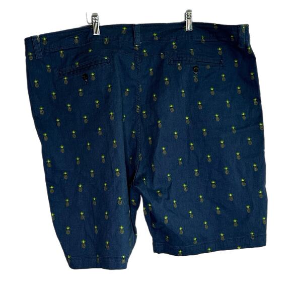 Plugg Men’s Blue Shorts with Pineapples, Size 46 - Picture 2 of 6